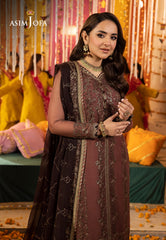 Asim Jofa Dastaan Ajda-14 Embroidered Chiffon 3 Pcs