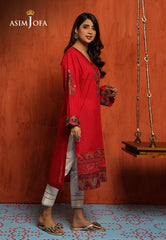 Asim Jofa Tara Sitara Ajtm-14 - Embroidered Self Jacquard 1 Pc