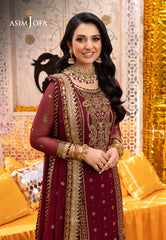 Asim Jofa Dastaan Ajda-20 Embroidered Chiffon 3 Pcs