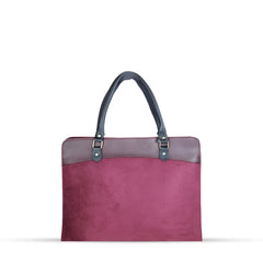Craze Suede Mraoon women's laptop & office bag in classic by Bag X