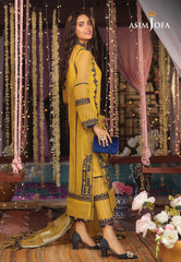 Asim Jofa Festive Eid 2021 Ajfc-12 Embroidered Organza 3 Pcs