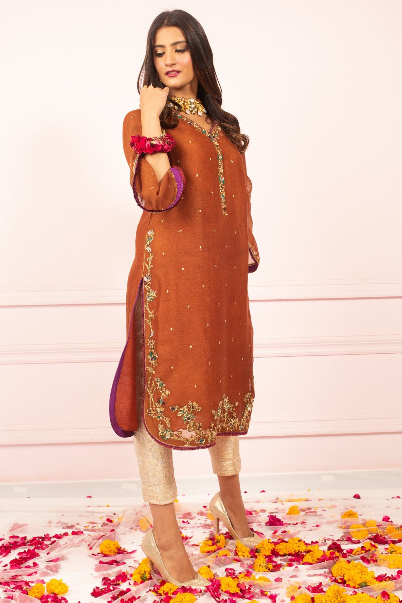 Soughaat By Zaaviay Stitched Ashrafi (Kurti Only)