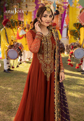 Asim Jofa Designers Limited Edition Ajdad-19 Embroidered Chiffon 2 Pcs