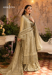 Asim Jofa Khwab-e-Naubahar Ajnb-04 Embroidered Chiffon 3 Pcs