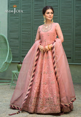 Asim Jofa Festive Jashn Ajfc-40 Embroidered Organza 3 Pcs