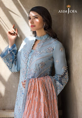 Asim Jofa Limited Edition Vol-1 2021 Ajle-02 Embroidered Silk 3 Pcs