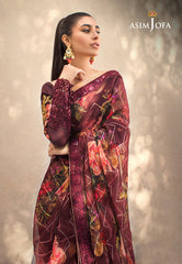 Asim Jofa Limited Edition Vol-1 2021 Ajle-07 Embroidered Organza 3 Pcs