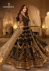 Asim Jofa Shehnai Festive Ajsh-08 Embroidered Chiffon 3 Pcs