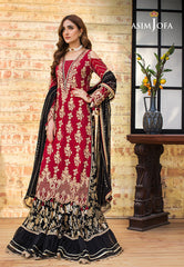 Asim Jofa Limited Edition Vol-1 2021 Ajle-11 Embroidered Silk 3 Pcs
