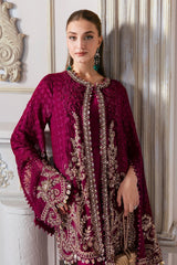 Mbroidered By Maria B Unstitched 3 Piece Wedding Suit-BD-3003