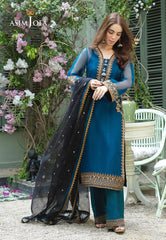 Asim Jofa Festive Jashn Ajfc-48 Embroidered Organza 3 Pcs