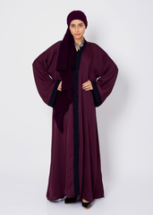 Abaya.Pk Pristine Plum Abaya