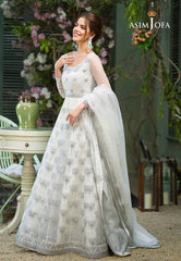 Asim Jofa Festive Jashn Ajfc-49 Embroidered Organza 3 Pcs