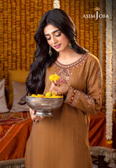 Asim Jofa Tara Sitara Ajtm-11 - 2 Pcs Embroidered Yarn Dyed Kantha 2 Pcs
