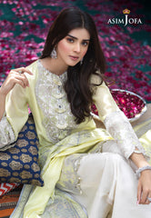 Asim Jofa Festive Eid 2021 Ajfc-06 Embroidered Cotton Net 3 Pcs