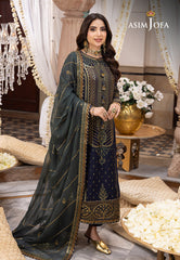 Asim Jofa Shehnai Festive Ajsh-12 Embroidered Chiffon 3 Pcs