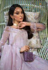 Asim Jofa Festive Jashn Ajfc-45 Embroidered Organza 3 Pcs