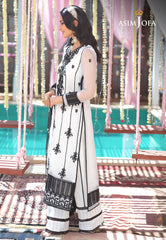 Asim Jofa Festive Eid 2021 Ajfc-09 Embroidered Organza 3 Pcs