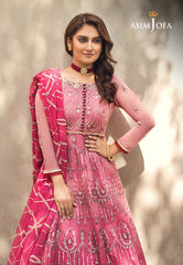 Asim Jofa Limited Edition Vol-1 2021 Ajle-12 Embroidered Net 3 Pcs