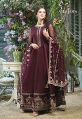 Asim Jofa Festive Jashn Ajfc-50 Embroidered Organza 3 Pcs
