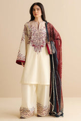 CoCo Prints By Zara Shah Jahan Unstitched 3 Piece Lawn Drop Two Suit-04-B-Nisa