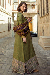 Broadway By Mushq Unstitched 3 Piece Winter Suit-MWI-04-Gentle Touch