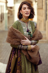 Broadway By Mushq Unstitched 3 Piece Winter Suit-MWI-04-Gentle Touch