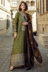 Broadway By Mushq Unstitched 3 Piece Winter Suit-MWI-04-Gentle Touch