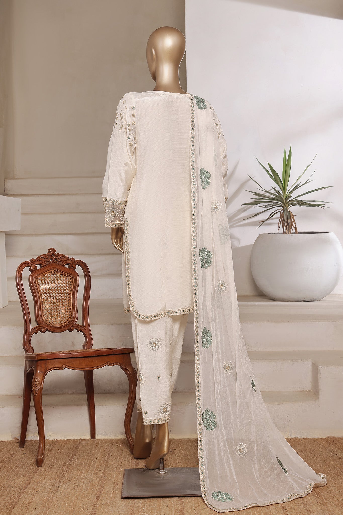 Khombi Stitched 3 Piece Luxury Formals Collection'2025-196-C