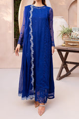 Ensembles By Azure Unstitched 3 Piece Festive Formals Eid Edit Suit-04-Sapphire Symphony