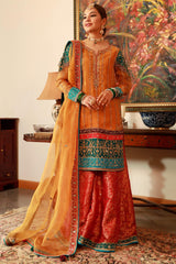Neher By Zaaviay Stitched Peela Jora (Ready To Wear - Three Piece)