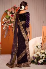 Makhmal By Zaaviay Stitched Kinara (Saree)
