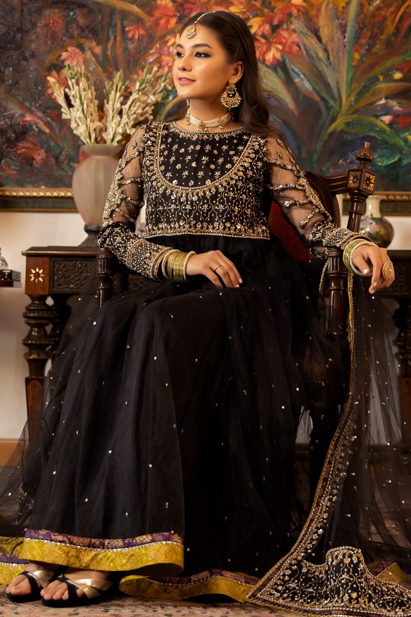 Neher By Zaaviay Stitched Kala Sha Kala B (Ready To Wear - Three Piece)