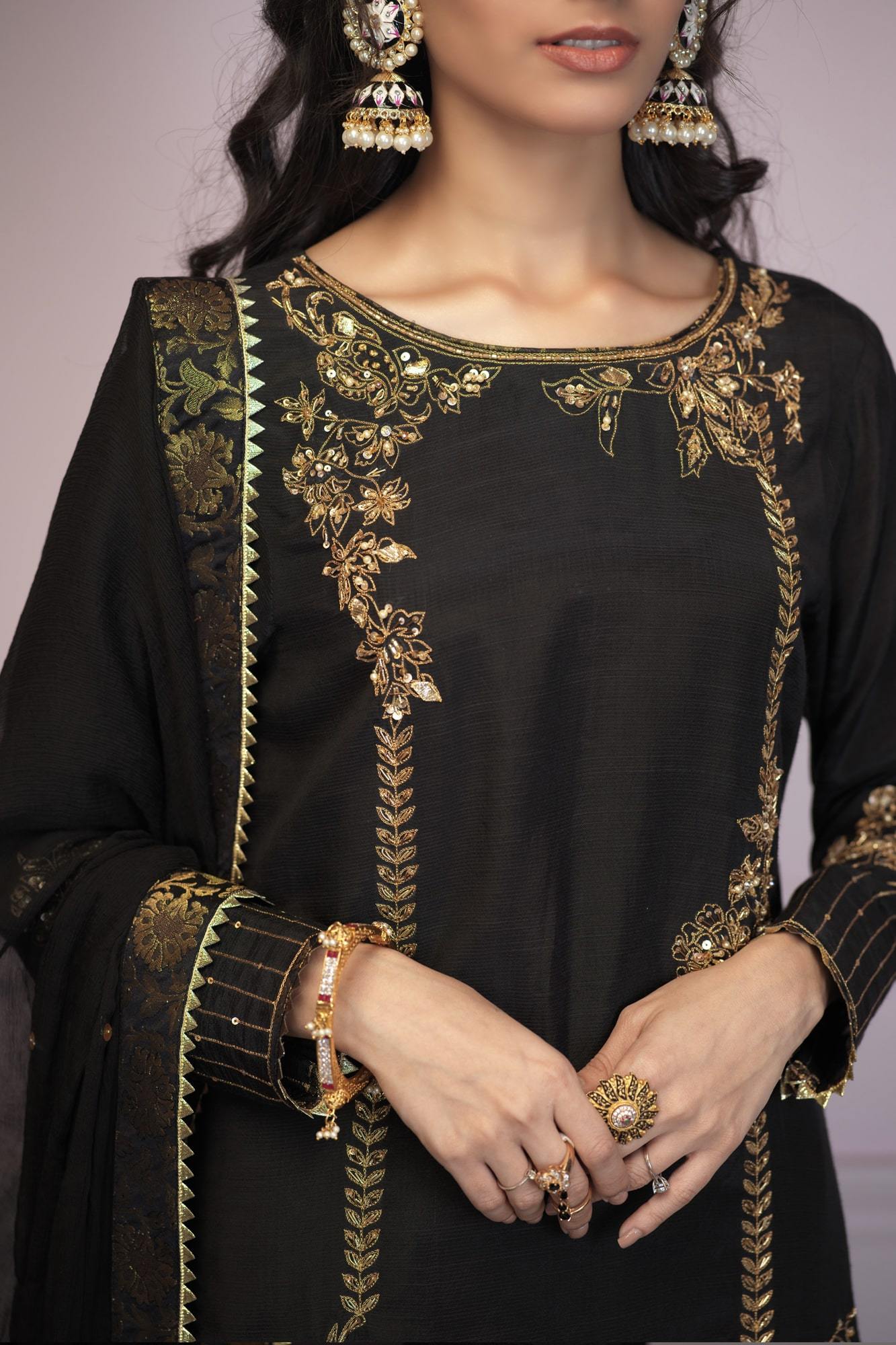Gehna By Zaaviay Stitched Kohinoor (Three Piece)