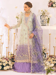 Sawariya by Roheenaz Unstitched 3 Piece Luxury Khalidar Chiffon Suit-S-04