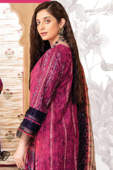 Mahee's by Riaz Arts Unstitched 3 Piece Emb Staple Slub Suit-SS-04