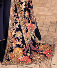 Makhmal By Mazil Shawl Suit-Moorni