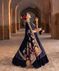 Makhmal By Mazil Stitched 3 Piece Formals Suit-Mashal Pishwas
