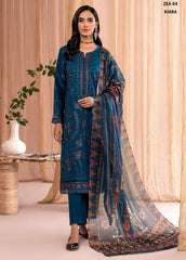 Zarif Unstitcehd 3 Piece Embroidered Eid Lawn Suit-ZEL-04-Kiara