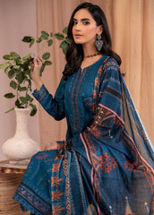 Zarif Unstitcehd 3 Piece Embroidered Eid Lawn Suit-ZEL-04-Kiara