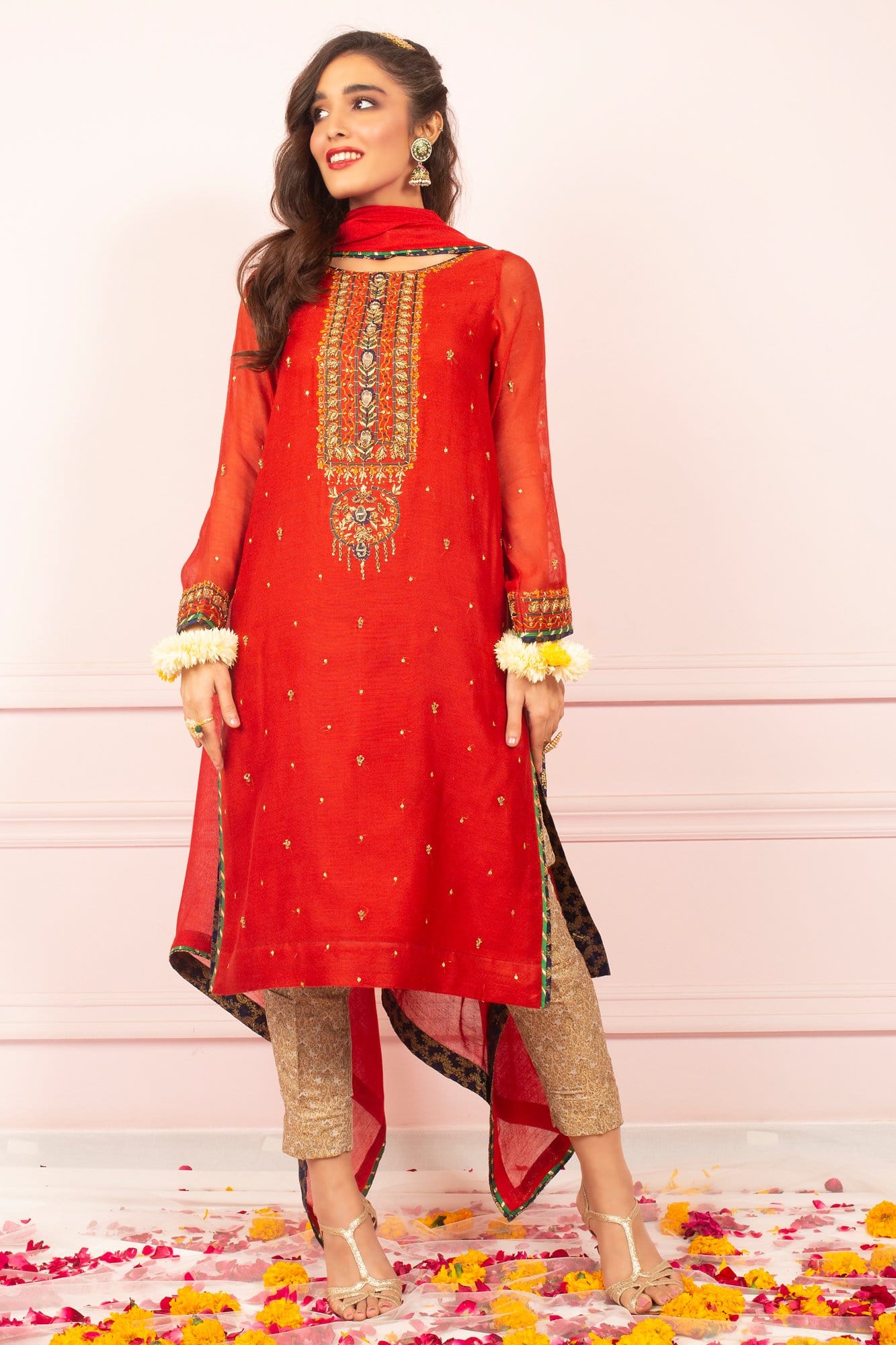 Soughaat By Zaaviay Stitched Laali (Kurti Only)