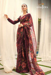 Asim Jofa Limited Edition Vol-1 2021 Ajle-07 Embroidered Organza 3 Pcs