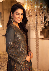 Asim Jofa Shehnai Festive Ajsh-07 Embroidered Raw Silk 3 Pcs