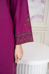 Tiraz Stitched 3 Piece Summer Suit-Hala