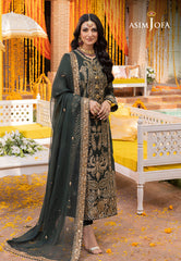 Asim Jofa Dastaan Ajda-12 Embroidered Paper Cotton 3 Pcs