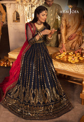 Asim Jofa Shehnai Festive Pret Ajshp-10 Embroidered Stitched 3 Pcs