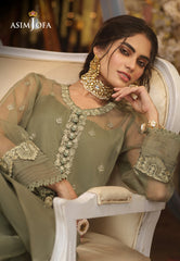 Asim Jofa Festive Eid 2021 Ajfc-17 Embroidered Organza 3 Pcs