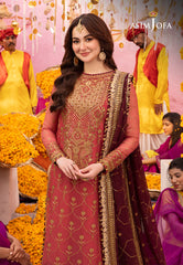 Asim Jofa Dastaan Ajda-23 Embroidered Chiffon 3 Pcs