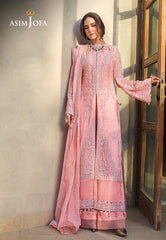 Asim Jofa Limited Edition Vol-1 2021 Ajle-08 Embroidered Chiffon 3 Pcs