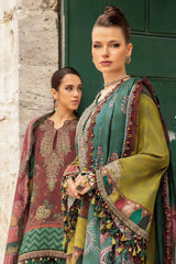 M Prints By Maria B Unstitched 3 Piece Cambric Fall Edit Suit-MPT-2305-A